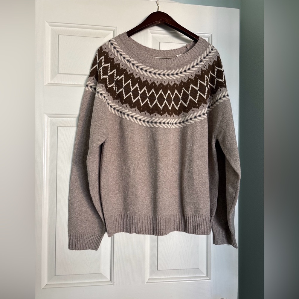 Weatherproof Vintage Brown and Tan Sweater Vintage size XL